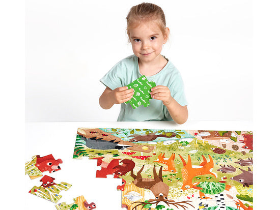 Wild Jumbo Puzzle Forest Animals