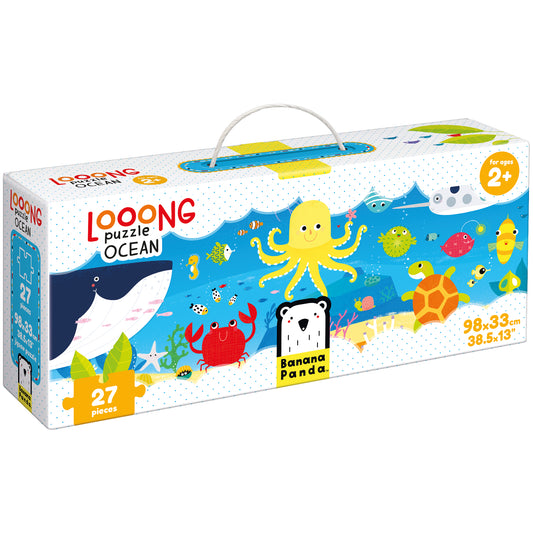 Dėlionė Looong Puzzle Ocean - Banana panda