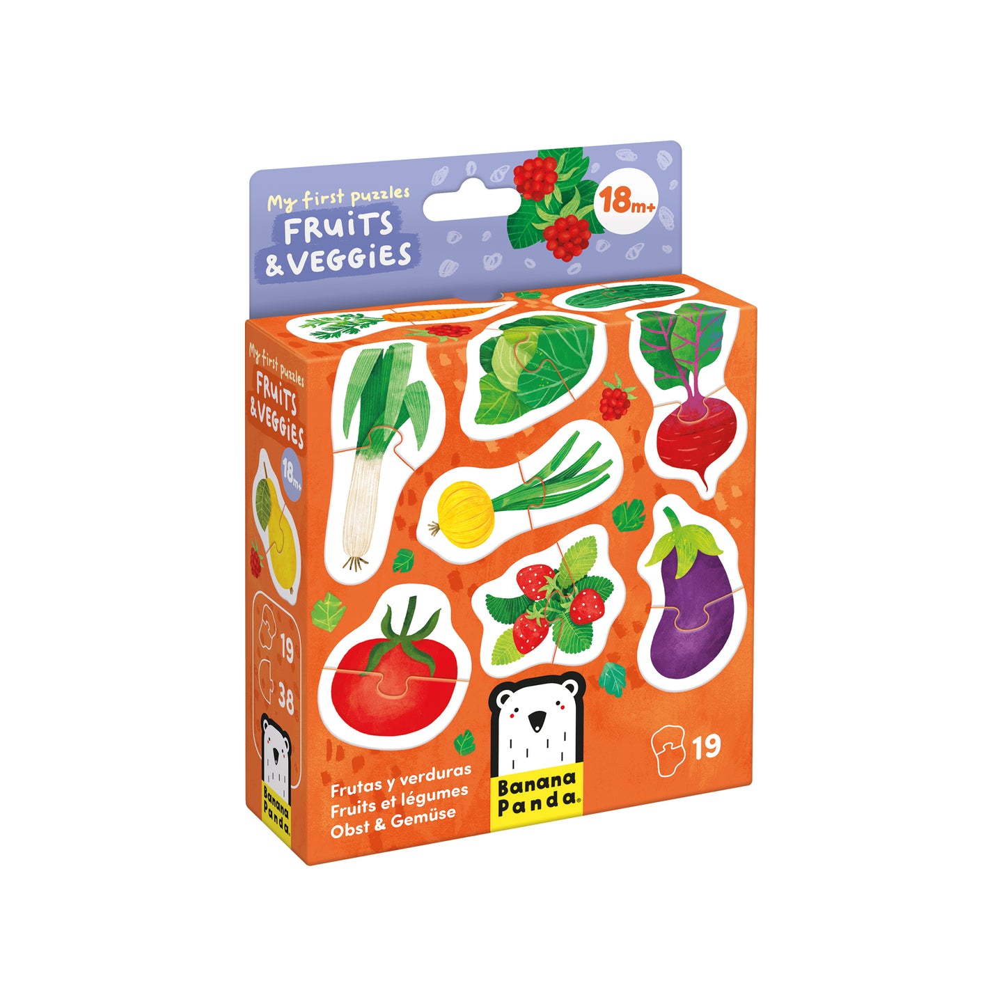 Banana Panda My First Puzzles Fruits & Veggies