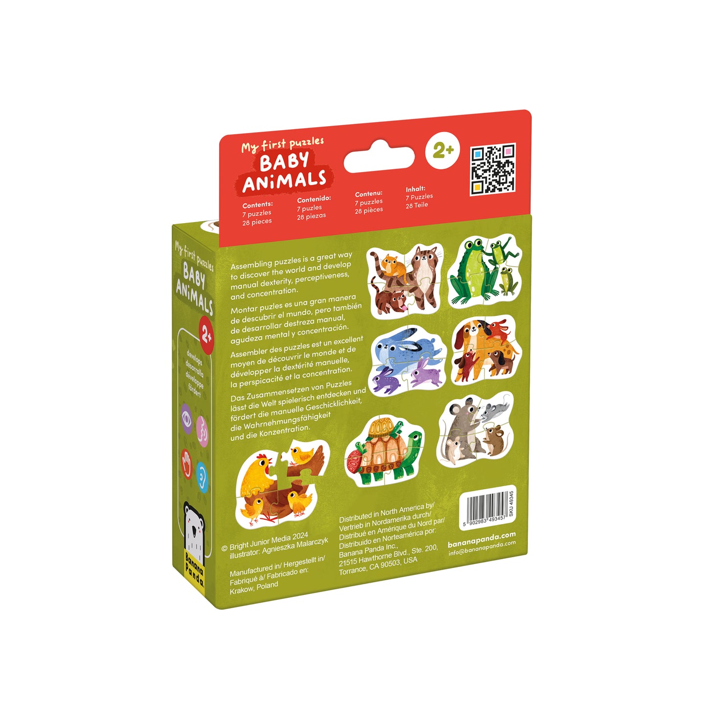 Banana Panda My First Puzzles Baby Animals