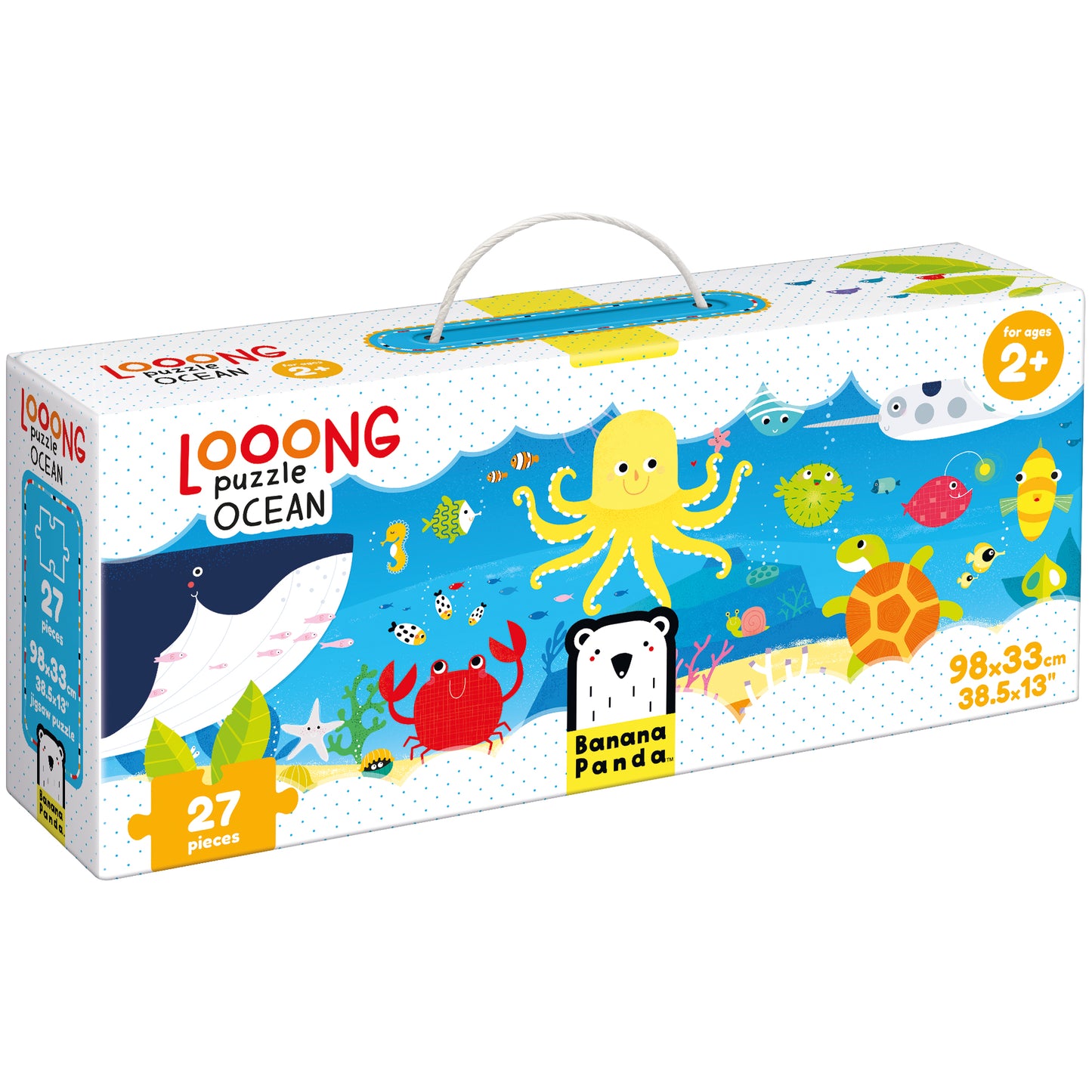 Dėlionė Looong Puzzle Ocean - Banana panda