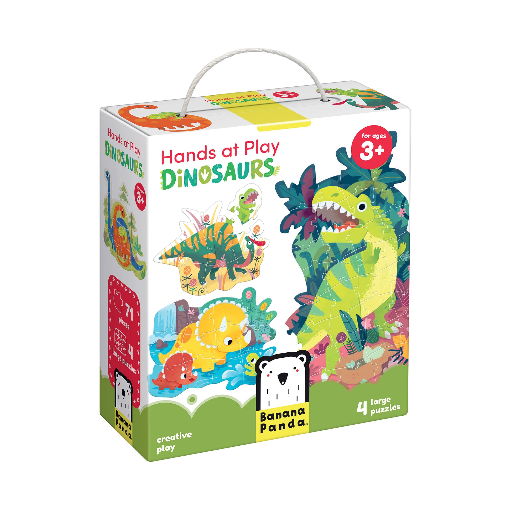 Dėlionė Hands at play Dinosaurs