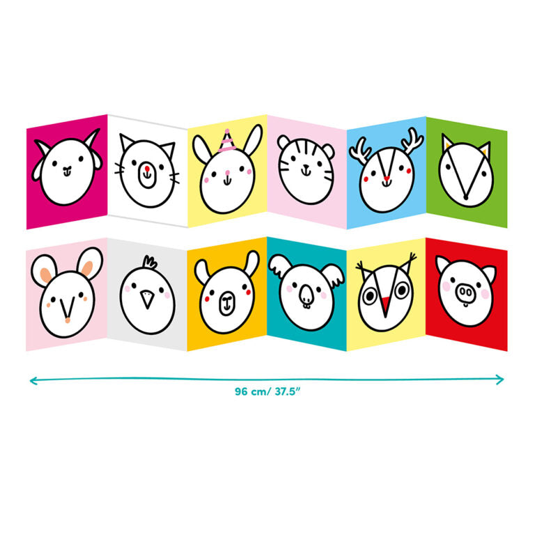 Looong Coloring Books The Write Grip - Animals