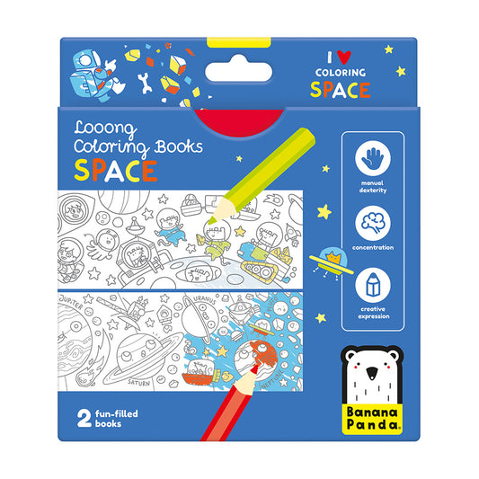 Looong Coloring Books - I Love Coloring Space