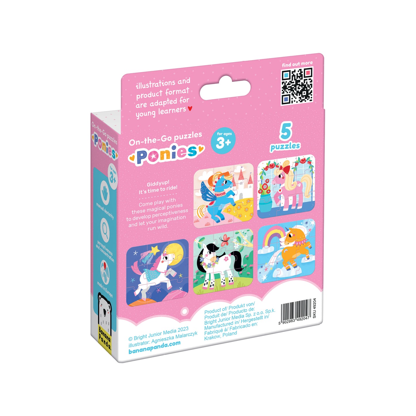On-the-Go Puzzles Ponies